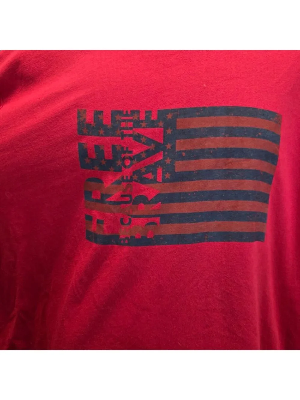 Men's American Flag Graphic T Shirt XL Red Americana Retro Vibrant Streetwear